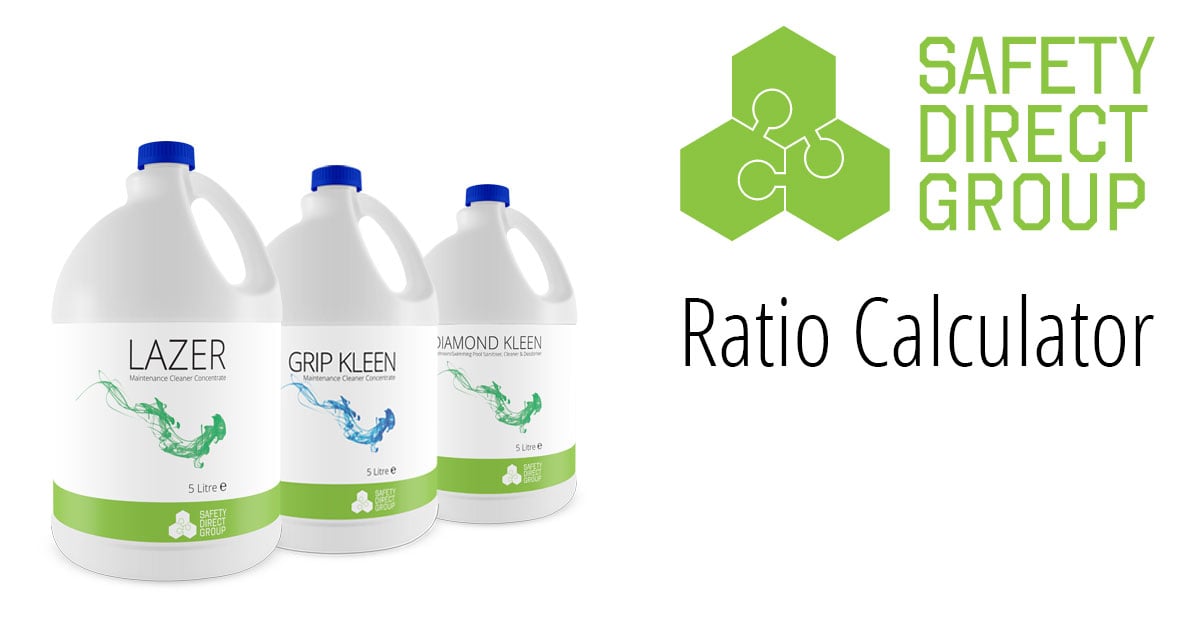 Liquid dilution ratio calculator